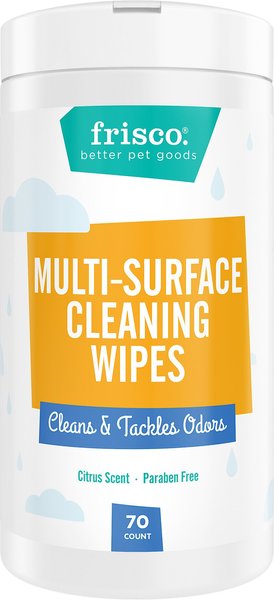 Frisco Multi-Surface Cleaning Citrus Scented Wipes, 70 count slide 1 of 4