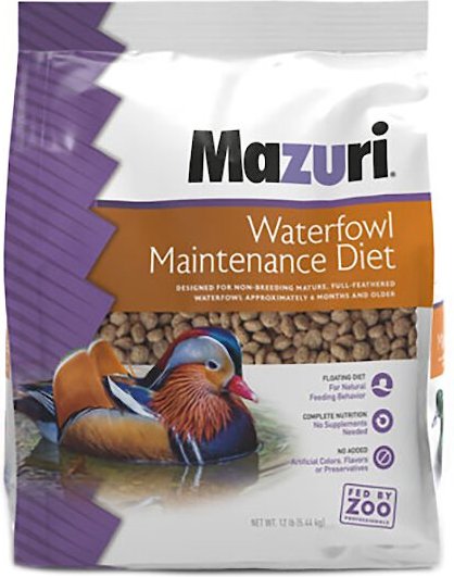 Mazuri Waterfowl Maintenance Duck & Geese Food, 12-lb bag slide 1 of 7