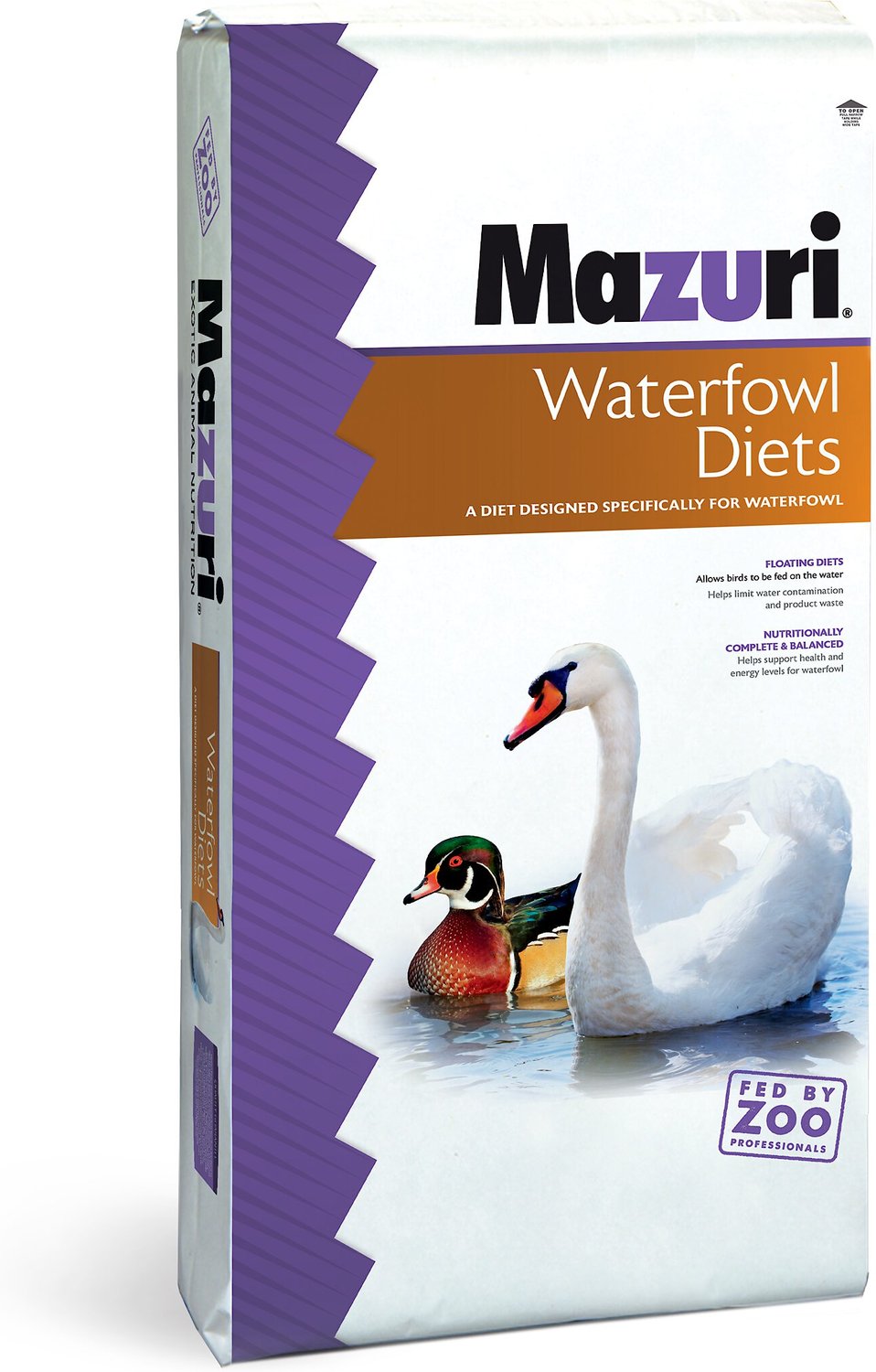 Mazuri Waterfowl Diets Duck & Geese Food, 50lb box