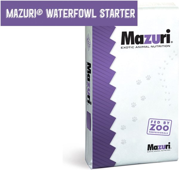 Mazuri Waterfowl Starter Duckling & Gosling Food, 25-lb bag slide 1 of 7
