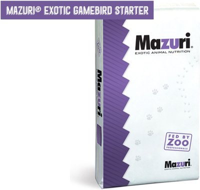Mazuri Exotic Gamebird Starter Food, 25-lb box, slide 1 of 1