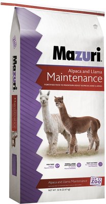 Mazuri Alpaca & Llama Maintenance Alpaca & Llama Food, 50-lb bag, slide 1 of 1