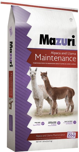 Mazuri Alpaca & Llama Maintenance Alpaca & Llama Food, 50-lb bag slide 1 of 9