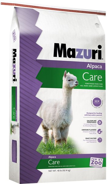 Mazuri Alpaca Care Jumbo Pellets Alpaca Food, 40-lb bag slide 1 of 9