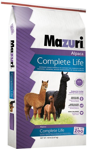 Mazuri Alpaca Complete Life Alpaca Food, 40-lb bag slide 1 of 9