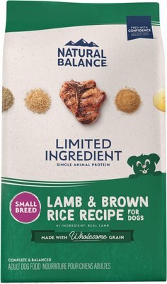 Natural Balance L.I.D. Limited Ingredient Diets Lamb & Brown Rice Formula Small Breed Bites Dry Dog Food, slide 1 of 1