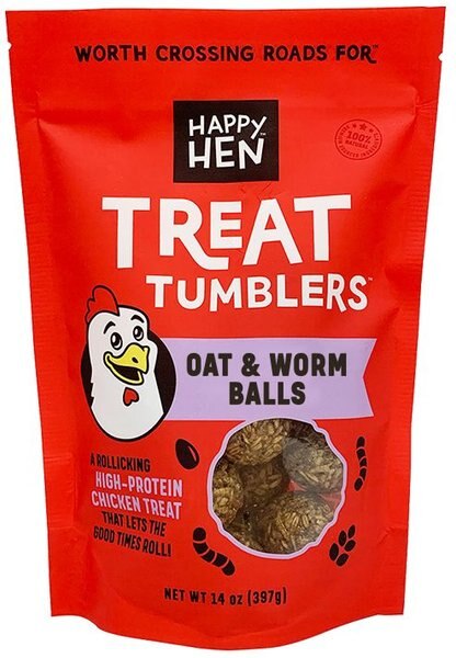Happy Hen Treats Treat Tumblers Seeds & Mealworms Chicken Treats, 14-oz bag slide 1 of 4