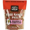 Happy Hen Treats Free Range Feast Mealworm & Flower Chicken Treats, 2-lb jar