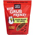Happy Hen Treats Grub Frenzy Black Soldier Fly Larvae Chicken Treats, 30-oz bag