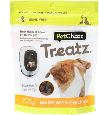 PetChatz Treatz Chicken Flavor Grain-Free Dog & Cat Treats, 6-oz bag, slide 1 of 1