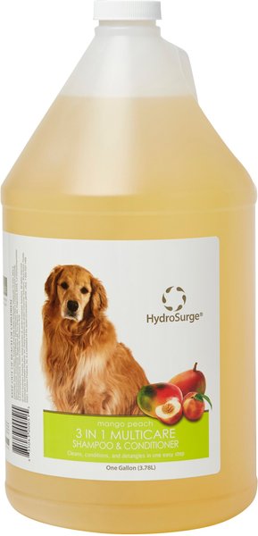 Hydrosurge 3 In 1 Plus Mango Peach Scent Dog Conditioner, 1-gal bottle slide 1 of 2