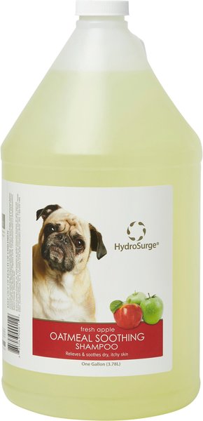Hydrosurge Oatmeal Soothing Apple Scent Dog Shampoo, 1-gal bottle slide 1 of 2