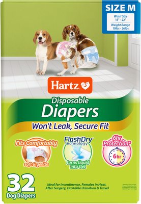 Hartz Disposable Male & Female Dog Diapers, slide 1 of 1
