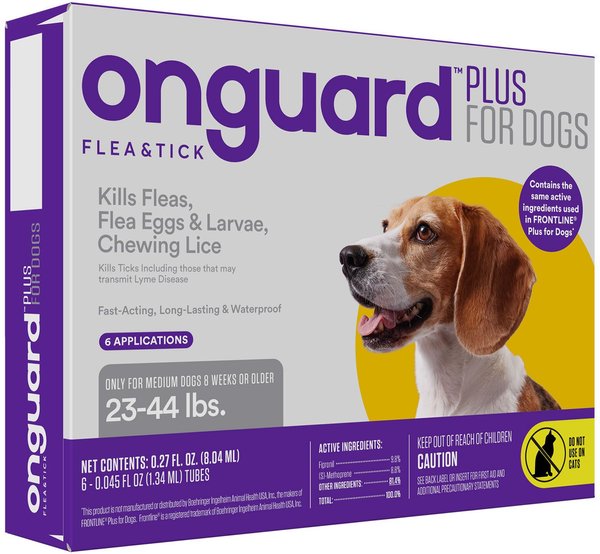 Onguard Flea & Tick Spot Treatment for Dogs, 23-44 lbs, 6 Doses (6-mos. supply) slide 1 of 7
