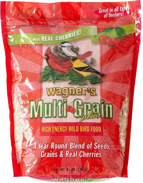Wagner's Multi Grain Plus High Energy Wild Bird Food, 4-lb bag slide 1 of 8