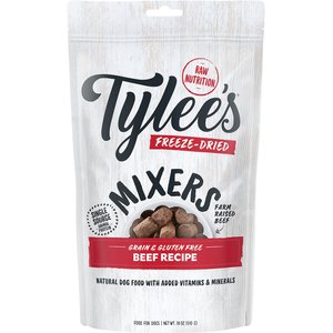 Tylee's Freeze-Dried Mixers for Dogs, Beef Recipe, 18oz