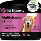 PetHonesty Duck Flavored Soft Chews Multivitamin for Senior Dogs, 90 count