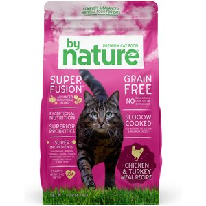 By Nature Pet Foods Chicken & Turkey Meal Recipe Grain-Free Dry Cat Food, 11-lb bag