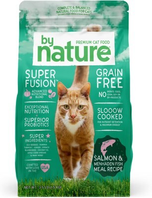 By Nature Pet Foods Salmon & Menhaden Fish Meal Recipe Grain-Free Dry Cat Food, slide 1 of 1