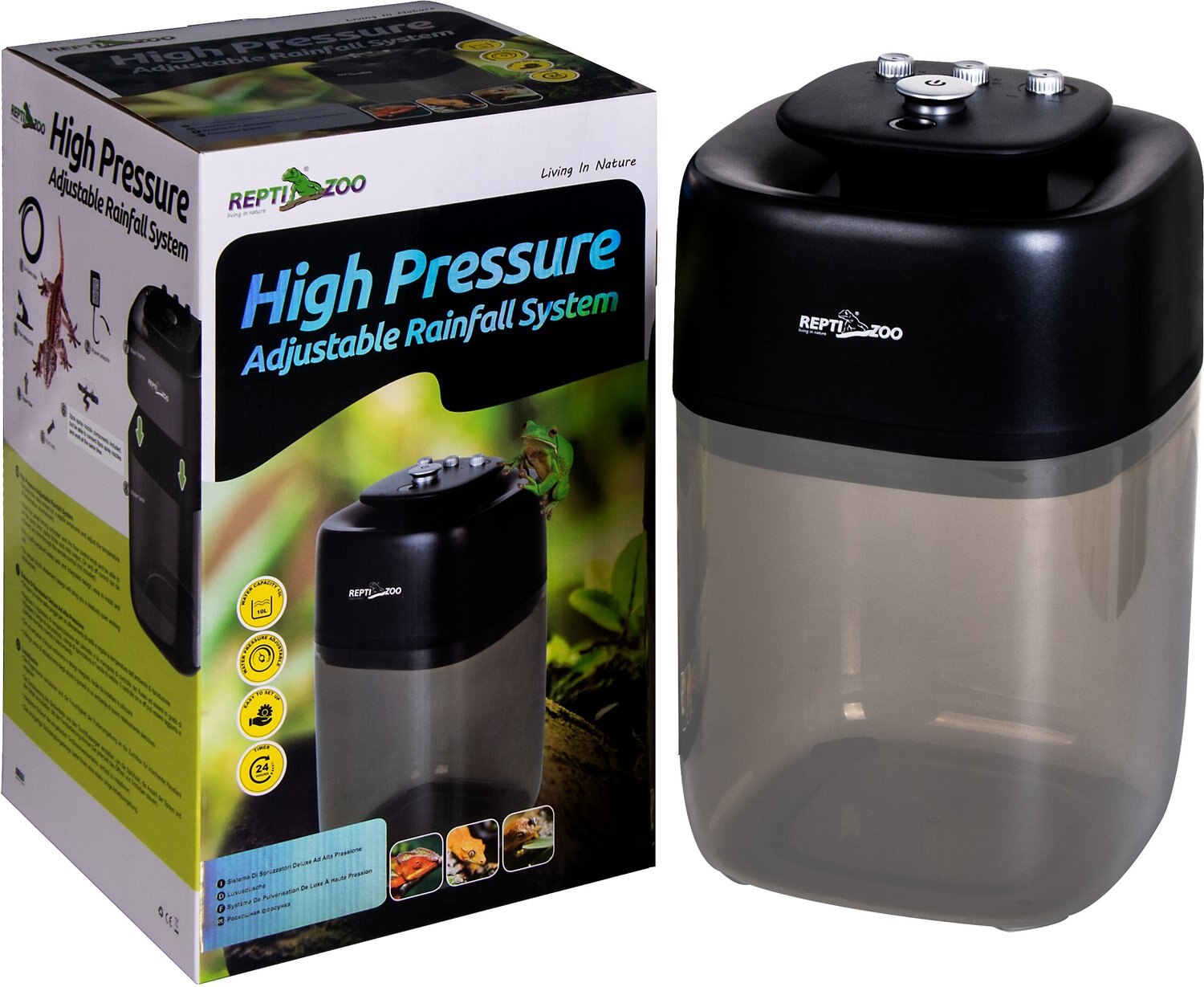 Repti-Zoo High Pressure Adjustable Rainfall System with Timer 60-132psi