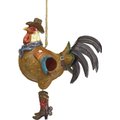 Zingz & Thingz Cowboy Rooster Bird House