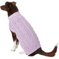 Frisco Bobble-Knit Dog & Cat Turtleneck Sweater,  Lavender, X-Large