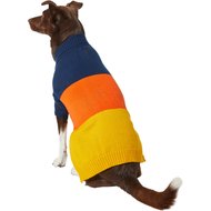 Frisco Colorblock Dog & Cat Turtleneck Sweater with Sleeves