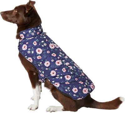 Frisco Patterned Floral Insulated Dog & Cat Puffer Coat, slide 1 of 1