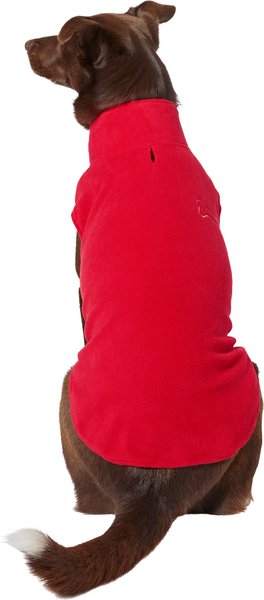 Frisco Basic Dog & Cat Fleece Vest, Red, Medium slide 1 of 6