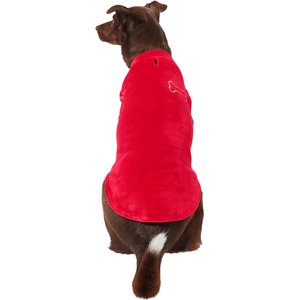 Frisco Stretchy Dog & Cat Fleece Vest, Red, Small