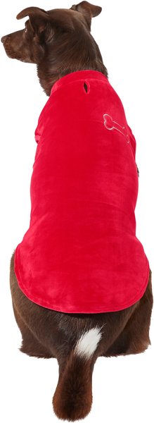 Frisco Stretchy Dog & Cat Fleece Vest, Red, Large slide 1 of 6