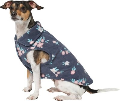Frisco Floral Patterned Dog & Cat Fleece Vest, slide 1 of 1