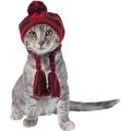 Frisco Plaid Dog & Cat Knitted Hat, Red Buffalo Plaid, X-Small/Small