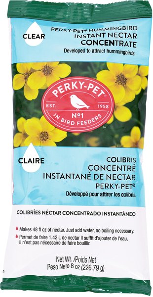 Perky-Pet Instant Nectar Concentrate Clear Hummingbird Food, 8-oz bag slide 1 of 1