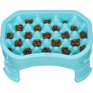 Neater Pets Adjustable Non-Skid Plastic Slow Feeder Dog & Cat Bowl, 6-cup