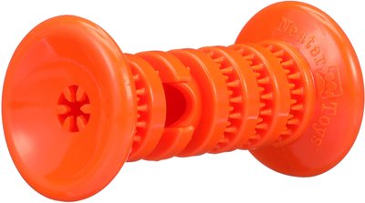 Neater Pets Rolly Cannoli Barbell Mess-Free Treat Dispenser Dog Toy, slide 1 of 1