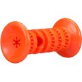 Neater Pets Rolly Cannoli Barbell Mess-Free Treat Dispenser Dog Toy, Orange