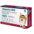 Simparica Trio Chewable Tablet for Dogs, 22.1-44.0 lbs, (Teal Box), 6 Chewable Tablets (6-mos. supply)