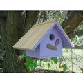 Bird Houses by Mark Chateau Wren Bird House, Lavender