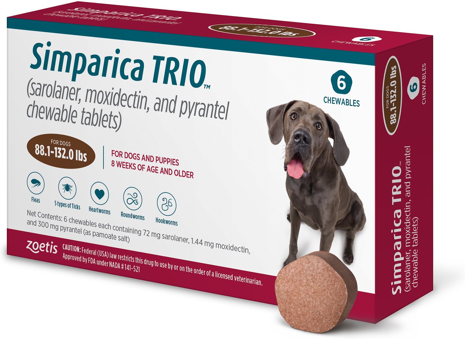 simparica for large dogs