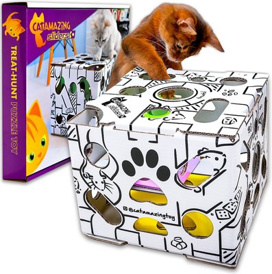 Cat Amazing Sliders Interactive Treat Maze & Puzzle Cat Toy, slide 1 of 1