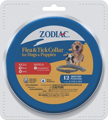 Zodiac Flea & Tick Collar for Dogs & Puppies, slide 1 of 1