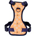 LIFE IS GOOD Canvas Overlay Good Vibes Polyester Dual Clip Dog Harness, Yellow, 12 to 17-in chest