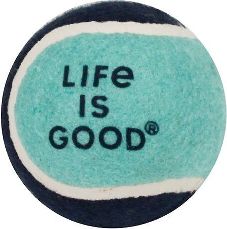 LIFE IS GOOD Tennis Balls Dog Toy slide 1 of 3