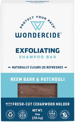 Wondercide Exfoliating Neem Bark & Patchouli Dog & Cat Shampoo Bar, 4-oz bar, slide 1 of 1
