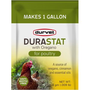 Durvet Durastat Oregano Poultry Supplement, 4-g, 40 count