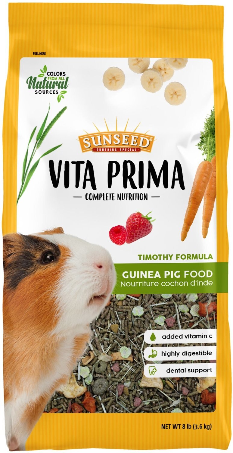 SUNSEED Vita Prima Guinea Pig Food, 8 