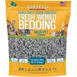 Sunseed Fresh World Heavy Duty Small Pet Bedding, 2,131-in bag