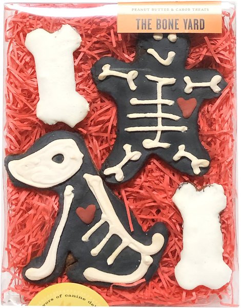 Bubba Rose Biscuit Co. The Bone Yard Box Peanut Butter & Carob Dog Treats, 4 count slide 1 of 1