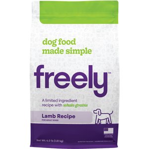 Freely Lamb Recipe Limited Ingredient Whole Grain Dry Dog Food, 4-lb bag